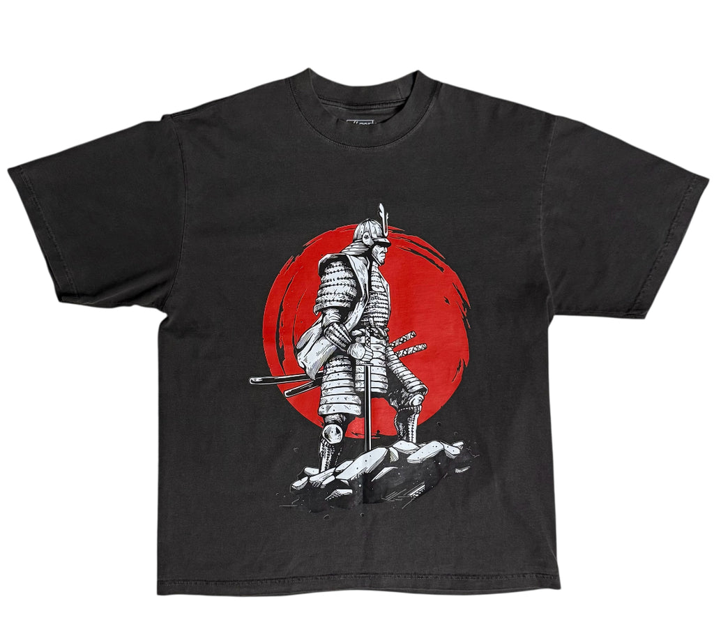 Samurai Red Sun Heavyweight t shirt