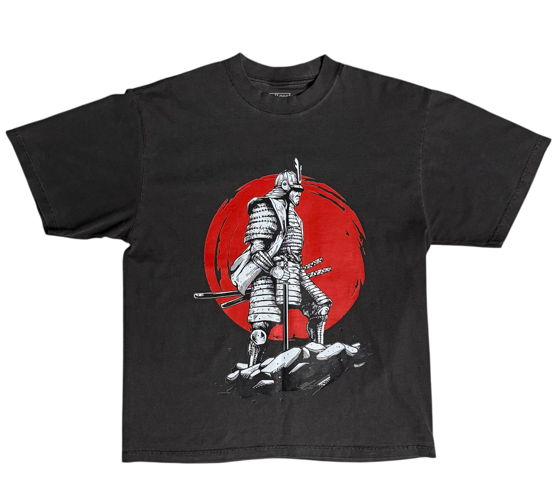 Samurai Red Sun Heavyweight t shirt