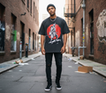 Samurai Red Sun Heavyweight t shirt